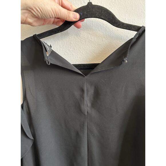 Banana Republic Women’s S Sheer Blouse cold shoulder Office Siren work corporate - Picture 9 of 10